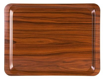 Contacto dienblad 52 x 39 cm decor: walnoot, 3401/520