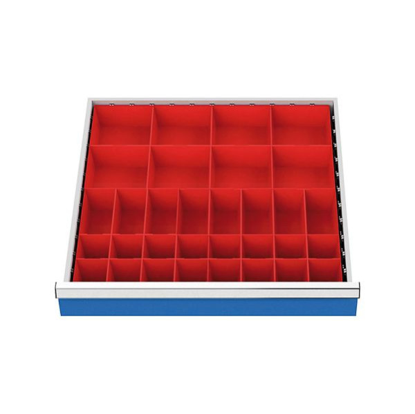 Bedrunka + Hirth lade-inzet, serie 700, 32 dozen voor kleine onderdelen, 132A