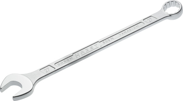 Hazet combinatiesleutel, buiten dubbel zeskant tractieprofiel, 27 mm, 600N-27