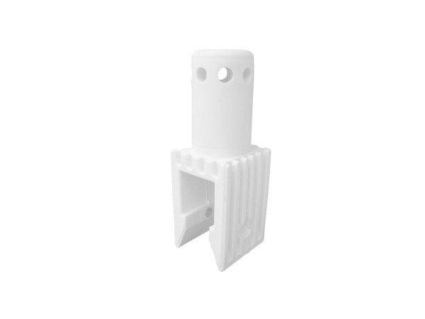 Schaaradapter voor slagboomhek volgens TL bestaande uit: 1x adapter voor slagboomhek van kunststof, 33325-1