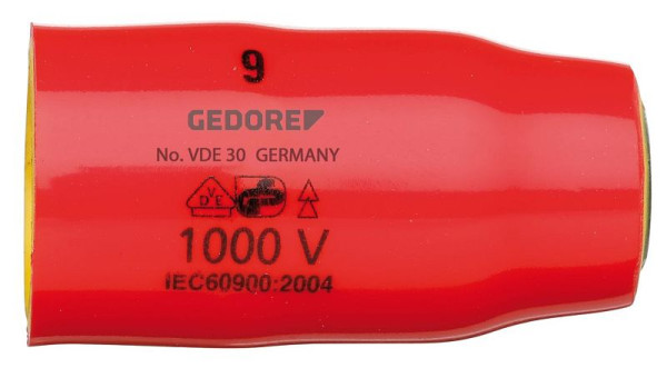 GEDORE VDE dopsleutelinzet 3/8" 6-kant 18 mm, 2946491