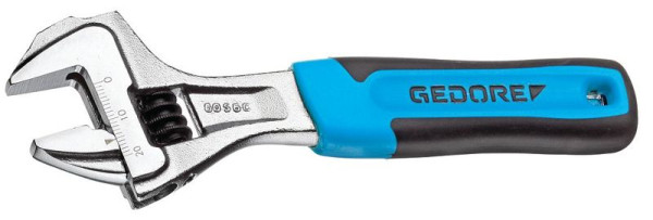 GEDORE steeksleutel, verstelbaar, vernikkeld en verchroomd, kunststof handgreep 12", 2668904