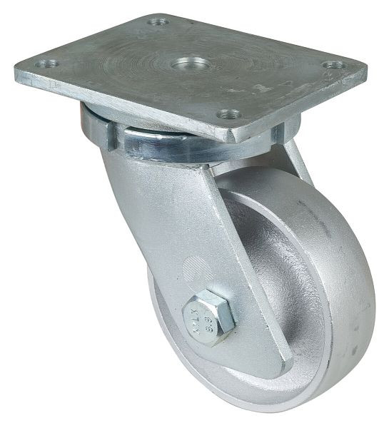 BS Rollen zwaarlastwiel, wielbreedte 45 mm, wiel-Ø 150 mm, draagvermogen 600 kg, gegoten loopvlak, gegoten wiellichaam, kogellagers, RR100.C81.151