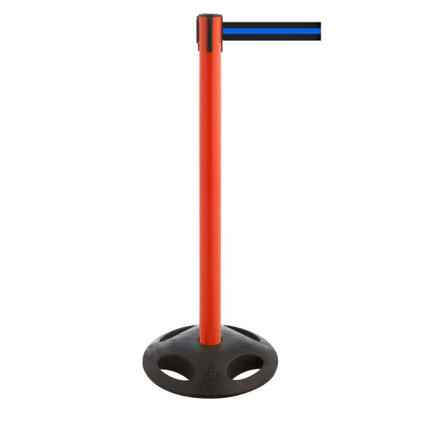 Stein HGS HGS personengeleidingssysteem -P-Line Utility-, rood, zwart/blauw/zwart horizontaal (gestreept), met magnetisch riemeindstuk, 12828d-0704