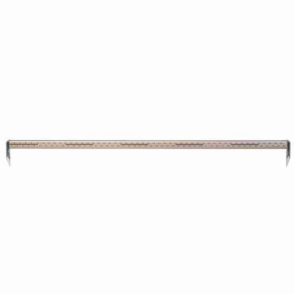 NESTLE snijlat markeringsliniaal 100cm, aluminium, 30x15mm ovaal profiel, 20500000