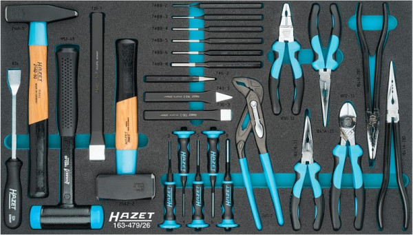 Hazet universele set, aantal gereedschappen: 26, 163-479/26