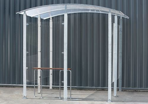 DENIOS rokersoverkapping, vrijstaand, 6 m², 173447