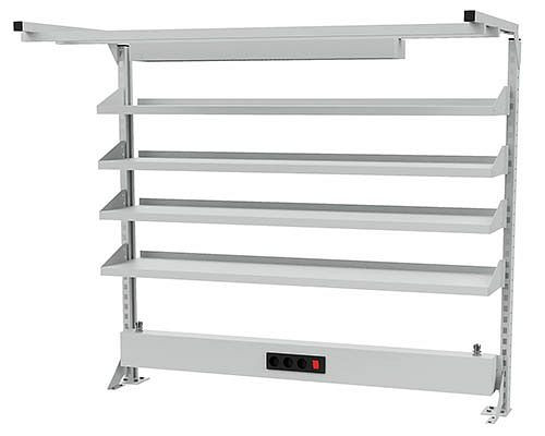 Bedrunka + Hirth meerwandig bouwbreedte 1500, 1x energiekanaal, 4x plankafmetingen in mm (BxH): 1500 x 1250, 03.900.15.22-1
