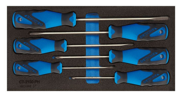 GEDORE CT-inzet met assortiment, schroevendraaierset PZ, 2309149