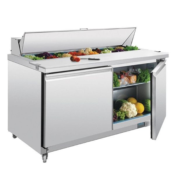 Polar werktafel 527 liter 2 deuren, GD883