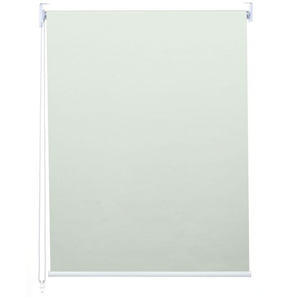 Mendler rolgordijn HWC-D52, raamrolgordijn zijtrekrolgordijn, 80x160cm zonwering verduisterend ondoorzichtig, creme, 63320