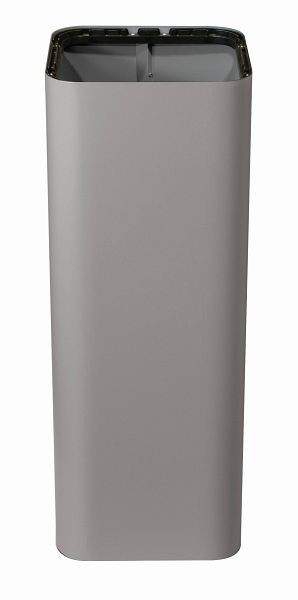 Design afvalbak PURE ESSENTIAL Grijs, B 385 x D 385 x H 800 mm, 392018