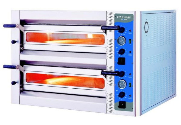 gel-o-mat Pizza-Ofen, Modell GE4302A Analog, 2 x 620x620x150 mm, GE4302A