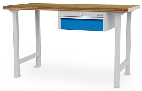 Bedrunka + Hirth serie werkbank, R 18-24, aantal lades: 1, afmetingen in mm (BxD): 2000 x 750, 03.20.520.1HVV