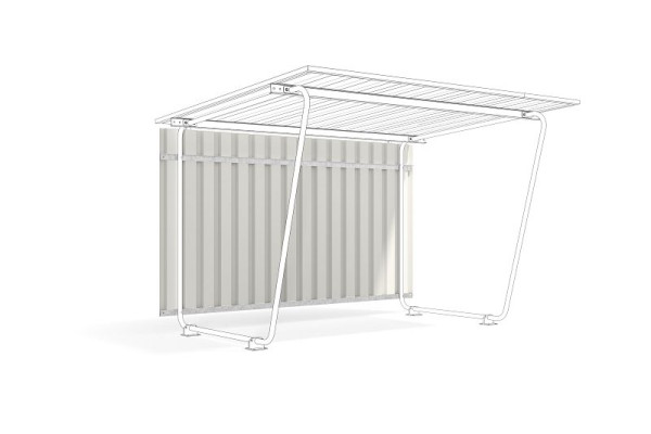 WSM achterwand voor Siegen S17 trapeziumplaat, 102001591