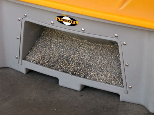 Speidel Streugutbehälter Traffic 500 Liter (orange-grau) mit Untenentnahme, 23501-0001