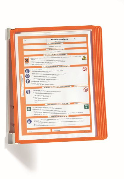 DURABLE VARIO WALL wandhouder 5, oranje, 555109