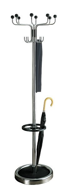 Kerkmann kapstok Rondo, Ø 520, H 1760 mm, chroom/zwart, 30628083