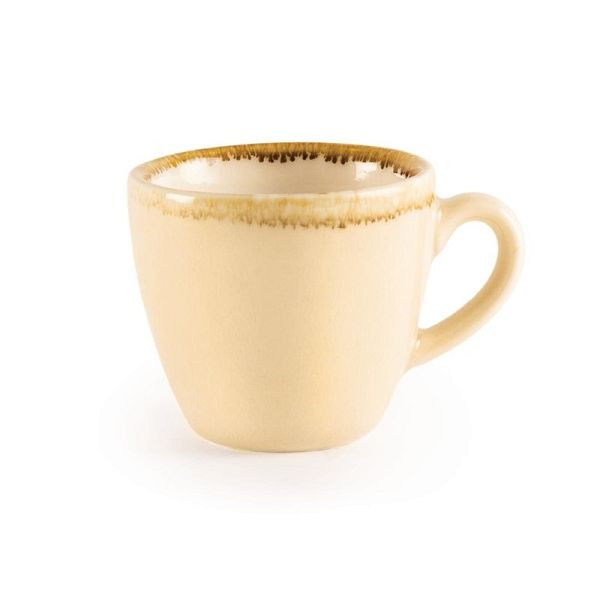 Olympia Kiln espressokopjes zandsteen 8.5cl, pak van 6, GP328