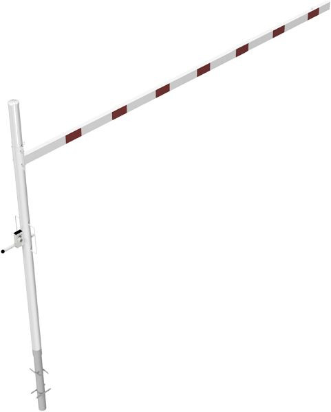 Schakehoogtebegrenzer, draaibaar voor inzetting in beton, dwarsbuislengte: 4500 mm, met driehoekslot, voor inzetting in beton, 417_451FB