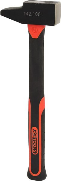 KS Tools monteurhamer, glasvezel handvat, Franse vorm, 800 g, 142.1081