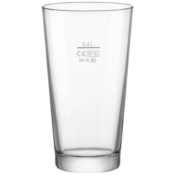 Bormioli Rocco bierglas met ijkmerk op 0,4 liter, VE: 6 stuks, GL7323590
