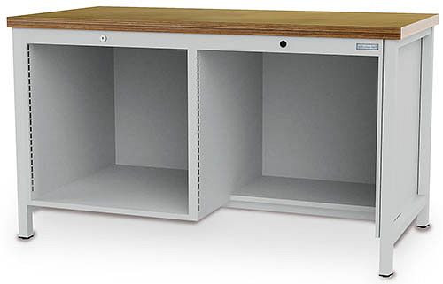 Bedrunka + Hirth box werkbank serie 1500 R24-24, 1500 x 750 x 859 mm, 03.15.002