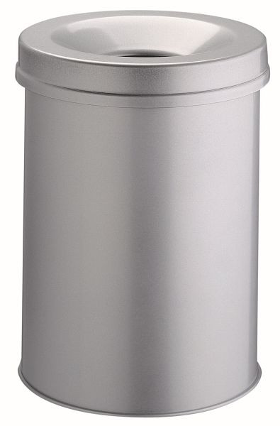 DURABLE prullenbak Safe rond 30, grijs, 330610