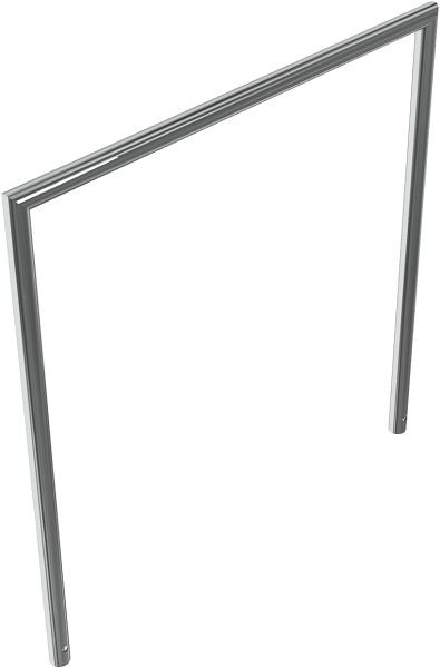 Schake RVS buisbeugel Ø 48 mm, totale breedte 1200 mm, 449_88