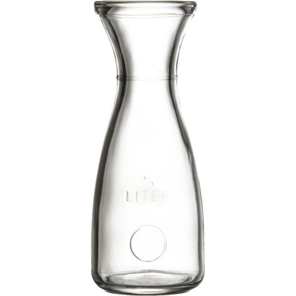 Stalgast wijn- / waterkaraf van glas 0,25 liter, Ø 67 mm, hoogte 176 mm, VE: 12 stuks, GL4901250