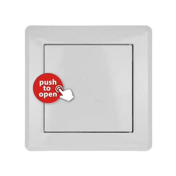 HKW voordeur QUATTRO PUSH, wit, 9003
