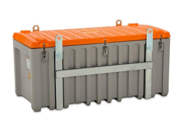 Cemo CEMbox 750 l, kraanbaar, grijs/oranje, 10338