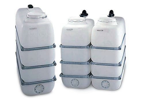 DENIOS Chemikalientank aus Polyethylen (PE), 2000 Liter Volumen, 137877
