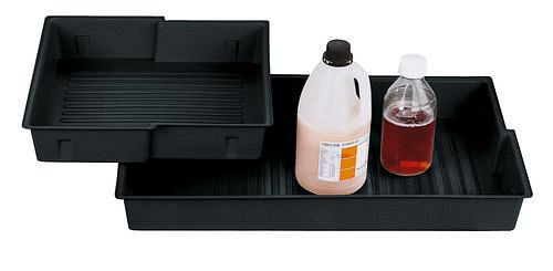 DENIOS kunststof polyethyleen (PE) inlegbak voor lekbak chemicaliënkast Comfort CS 104-A, type A, 207334