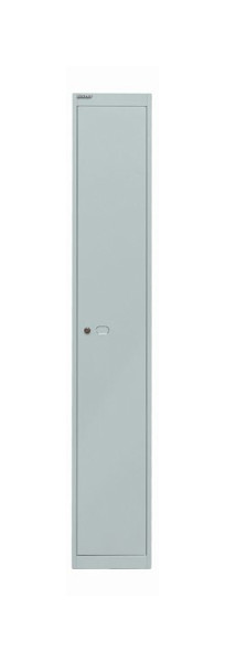 Bisley kledingkast office, 1 vak, 1 vak, lichtgrijs, CLK181645
