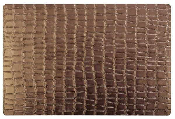 APS placemat - koper -CROCO-, 45 x 30 cm, kunststof (EVA), antislipbodem, 60536