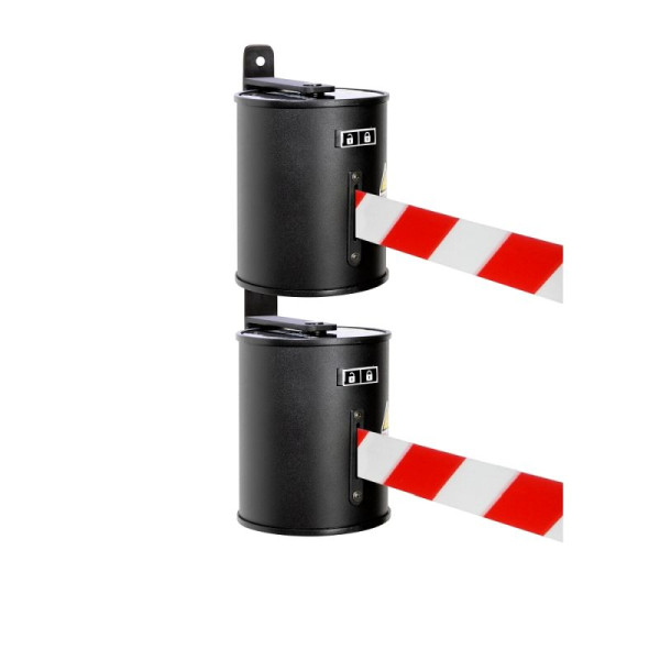 Stein HGS HGS wandbandcassette -P-Line Double-, rood/wit diagonaal (gearceerd), 34247-13