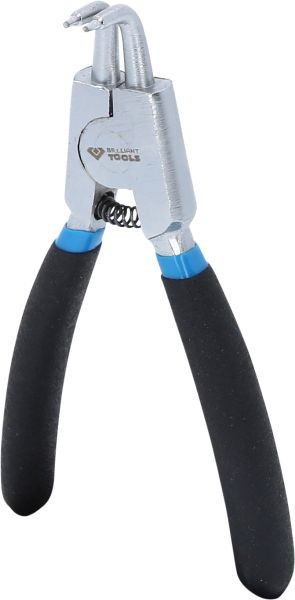 Brilliant Tools Borgringtang voor externe borgringen, gebogen, 125 mm, BT067006