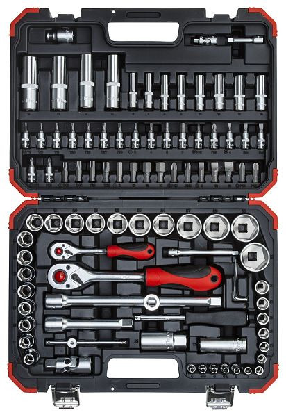 GEDORE dopsleutelset rood 1/4+1/2 94-delig, 3300057