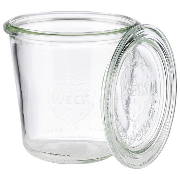 APS Weckpot met deksel, Ø 9 cm, hoogte: 9 cm, lateivorm 290 ml, VE 6 stuks, 82352