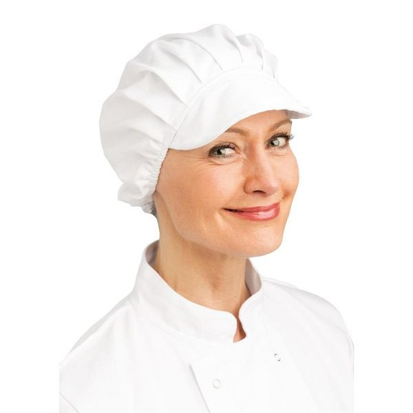 Whites witte pet met klep voor dames, B255