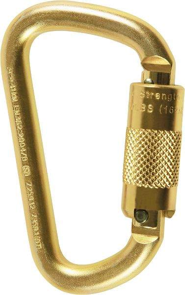 Skylotec karabijnhaak met twistlock STEEL D TW, aluminium, HMS, 22 kN, donkergrijs, H-129