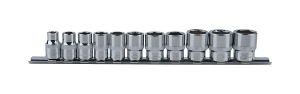 KS Tools 3/8" CHROMEplus zeskantdoppenset, 11-delig 8-19mm, 918.0608