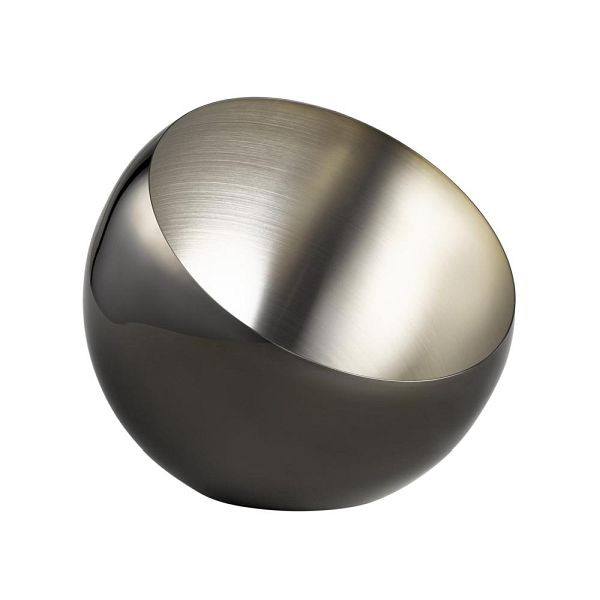 APS kom "SPHERE", Ø 24 cm, hoogte 21 cm, 2 liter, roestvrij staal, gunmetal look, 40776