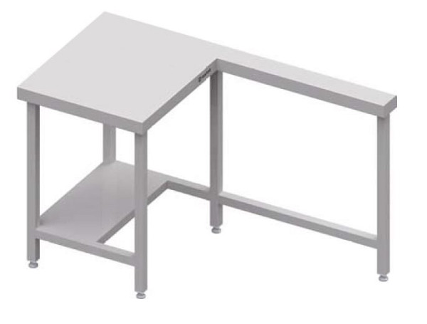 Stalgast POS-station met werkblad links 1400x735x880 mm RVS deksel, CF14120