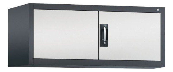 C+P bovenkast Acurado, H500xB1200xD600mm, kleur: zwartgrijs/lichtgrijs, verzonken handgreep, 9494-000 S10027
