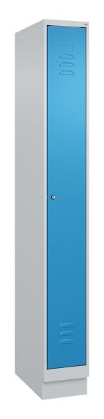 C+P luierkluis Classic PLUS, basis, 1950x250x500mm, 7035/5012, cilinderslot, 080020-19 S10019