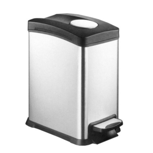 Stein HGS HGS afvalbak -Rejoice One- EKO, met pedaal, 12 liter /430x382x218mm/1 stuk, 18288