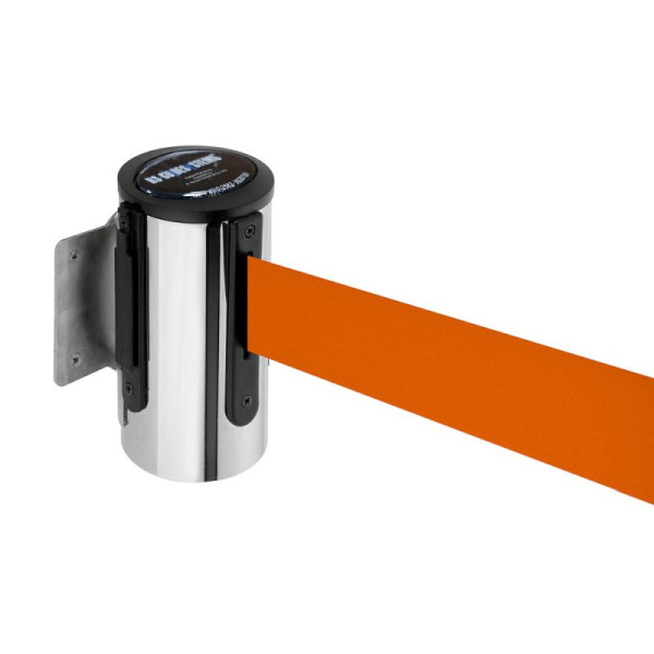 Stein HGS HGS wandriemcassette -P-Line Future-, chroom, oranje, met magnetisch riemuiteinde, 12850g-2204