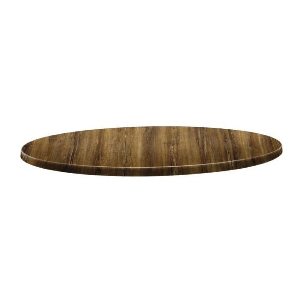 Topalit Classic Line rond tafelblad Atacama kersenhout 70cm, DR928